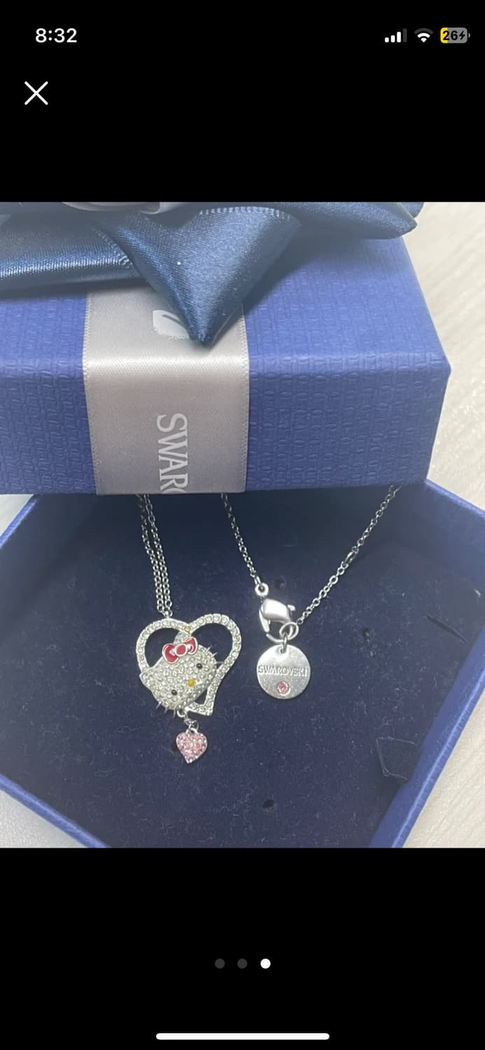 스와로브스키 헬로키티 산리오 한정판 목걸이 키티목걸이 상품이미지3