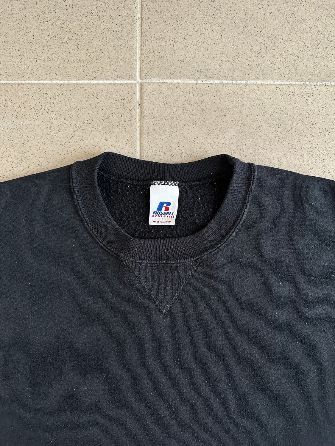 00s 빈티지 러셀 스웻셔츠 블랙 L 상품이미지7
