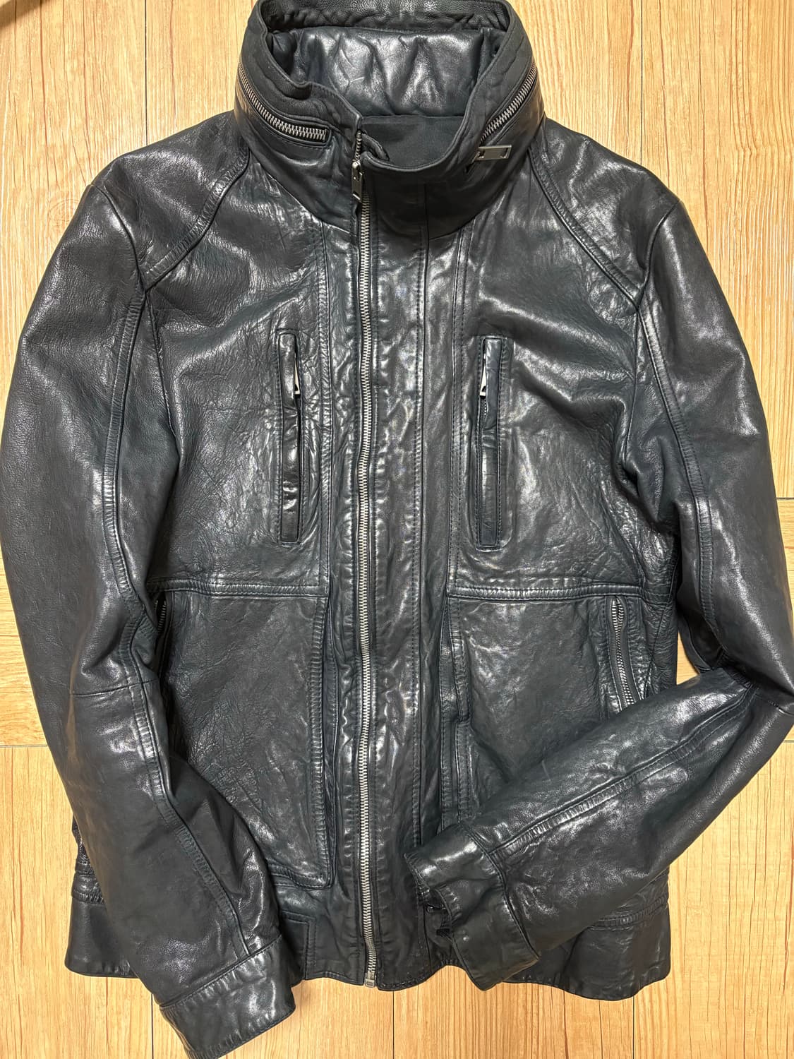 램스킨 양가죽 레더 자켓 상품이미지1