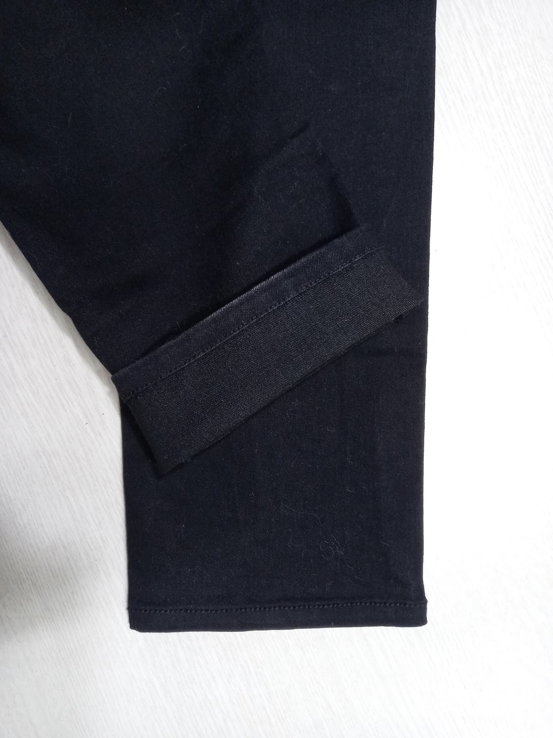 32 PLAC Kurz 스판 슬림일자진 블랙 찢청 32-258 상품이미지6