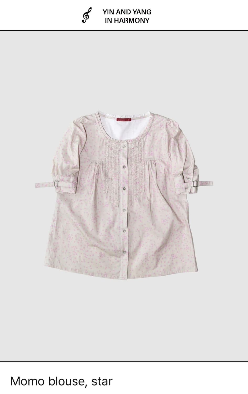 인앤양 인하모니 모모 블라우스 스타 상품이미지1