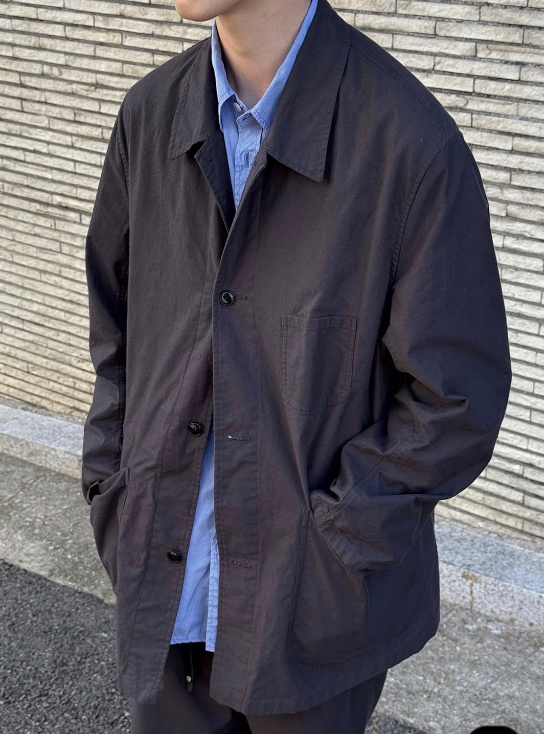 이얼즈어고 코튼드릴 워크자켓 상품이미지2