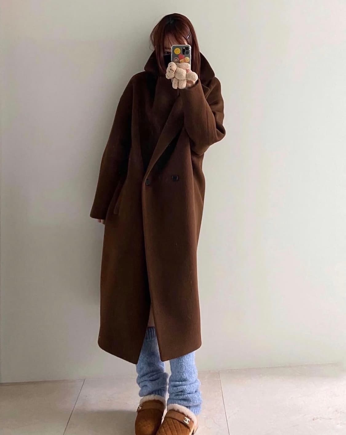 보프 VOEF) CARLY OVERSIZED COAT(BROWN) 상품이미지2