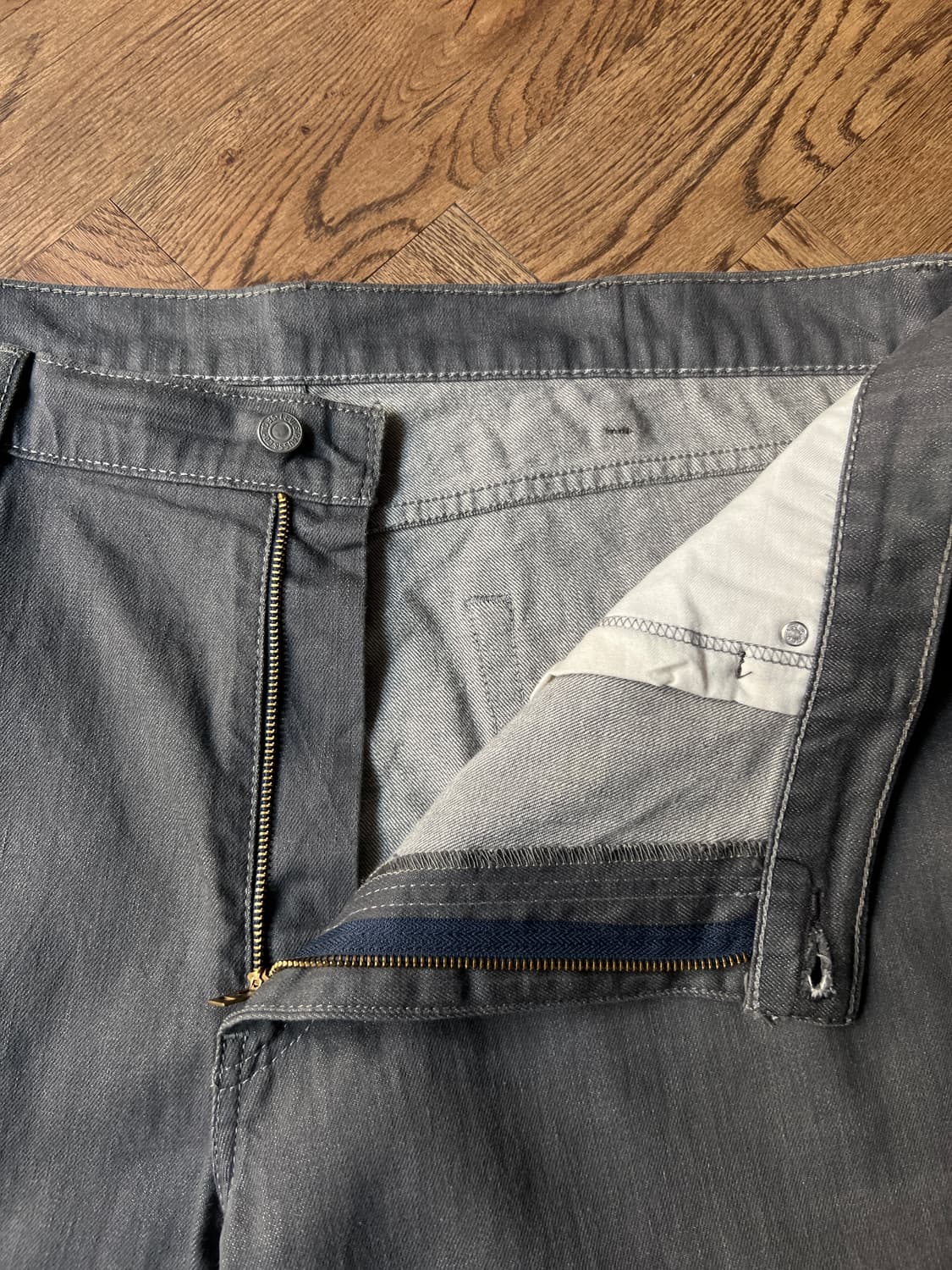 [40]리바이스 541 빅사이즈 그레이 워싱 데님 팬츠 상품이미지3