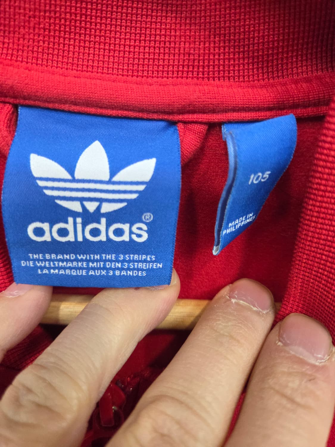 아디다스 대장급 슈퍼스타 트랙탑 져지 레드 105 상품이미지3