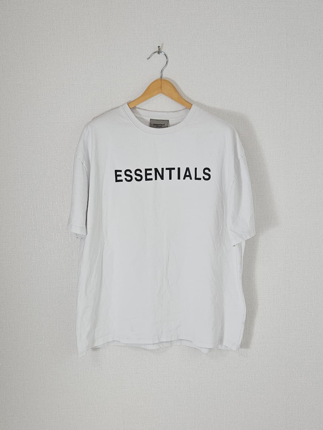 에센셜 피오갓 ESSENTIALS 반팔티셔츠 화이트 정품 XL 상품이미지1