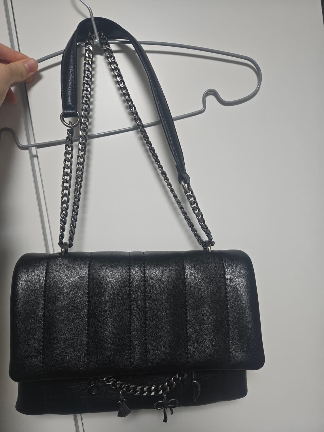 자라 참 퀼링 숄더크로스백 상품이미지6