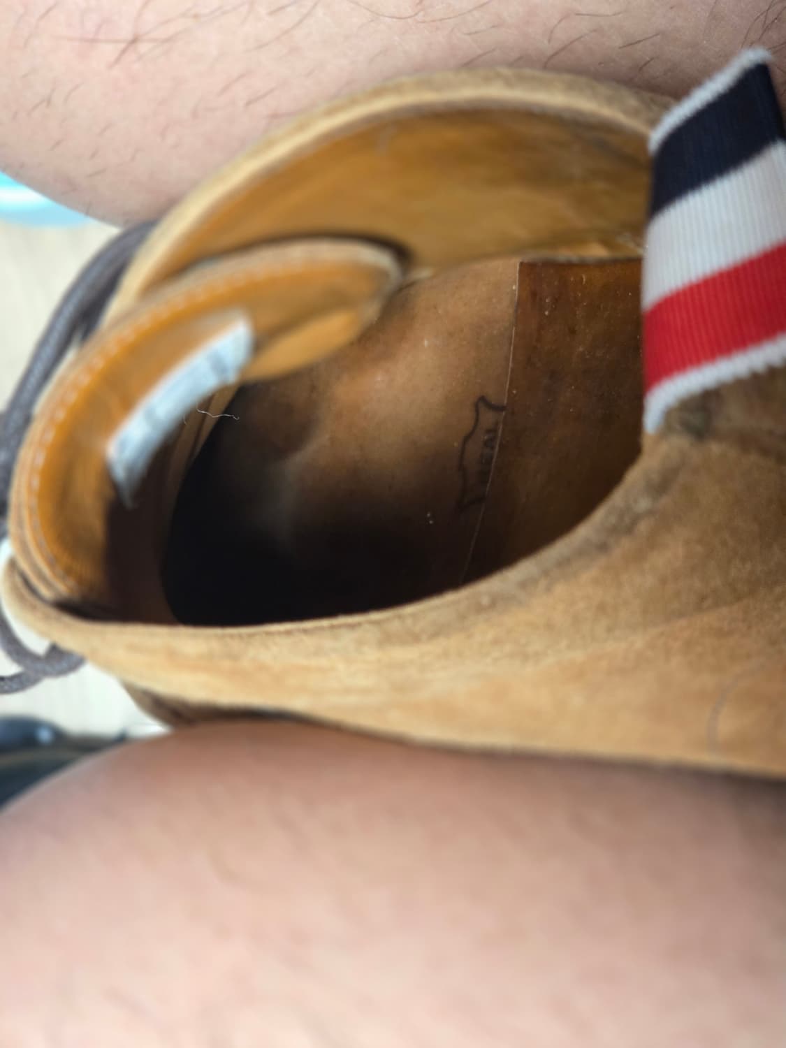 (영국산) 톰브라운 탄 스웨이드 윙팁 처카부츠
 상품이미지6