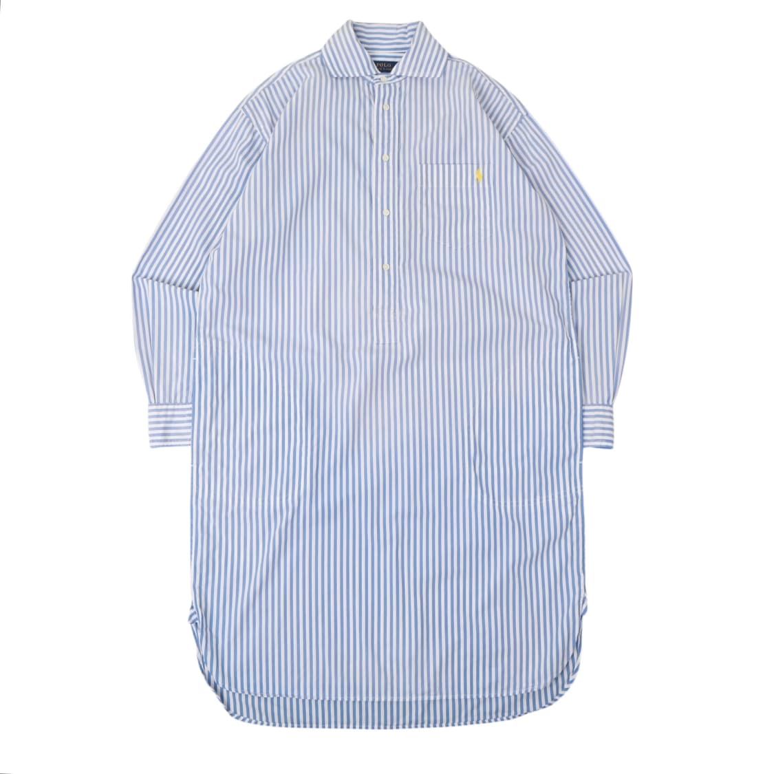 폴로 랄프로렌 라이트 블루 스트라이프 셔츠 원피스 상품이미지1