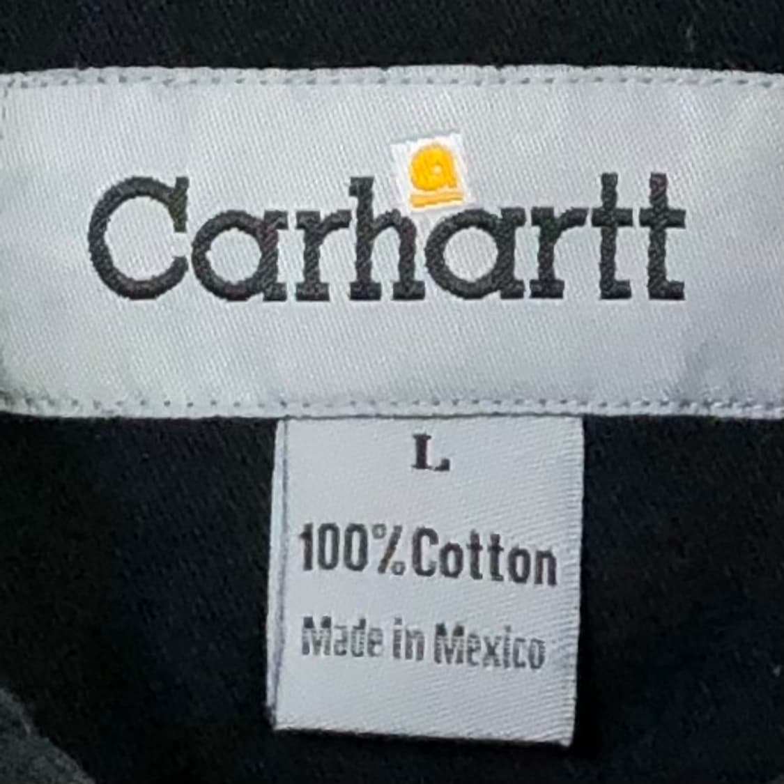 XL 칼하트 블랙 워크 셔츠 상품이미지3