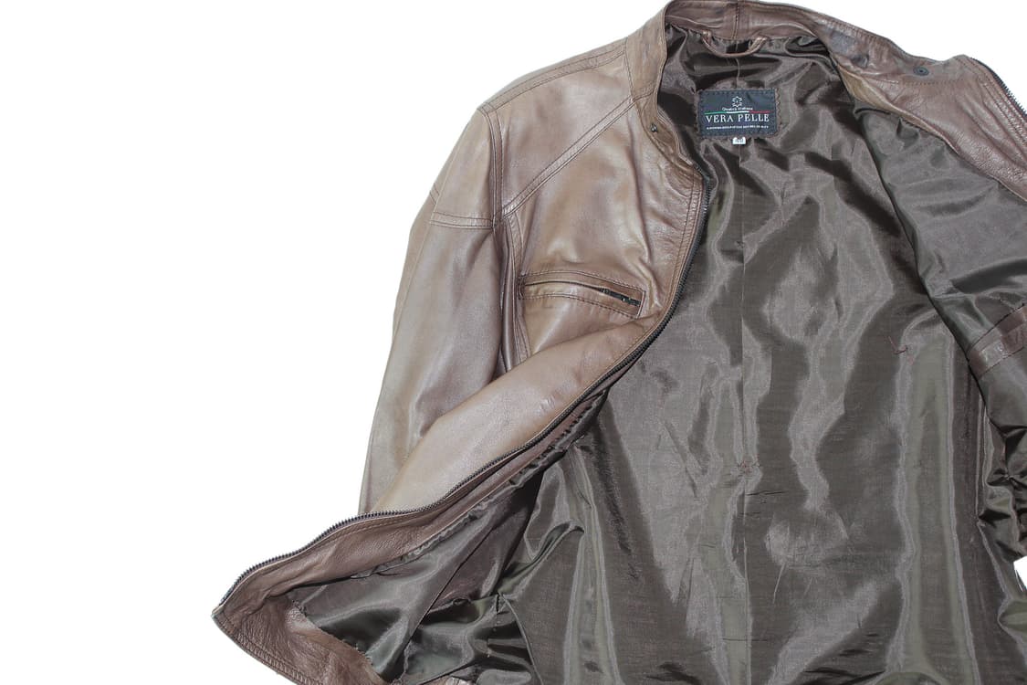 Vera Pelle Italy 베라펠레 램 스킨 싱글 레더 자켓 상품이미지6