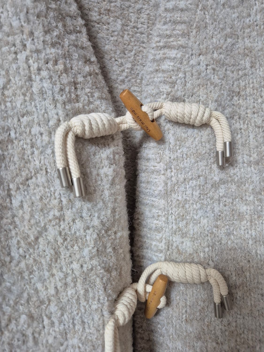 위메농 울버튼  니트 가디건 더플가디건 상품이미지6