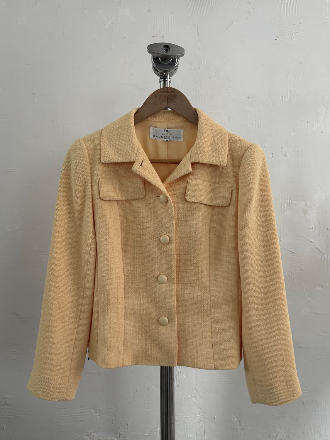 Balenciaga 발렌시아가 90s 옐로우 트위드 셋업 상품이미지3