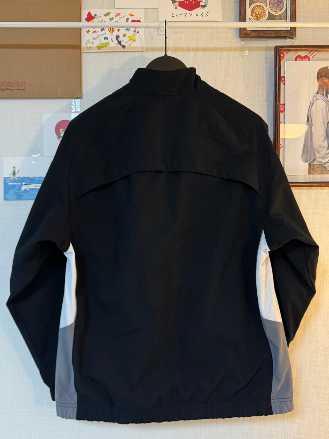 (W)나이키 스우시 바람막이 자켓 블랙 XL 상품이미지2