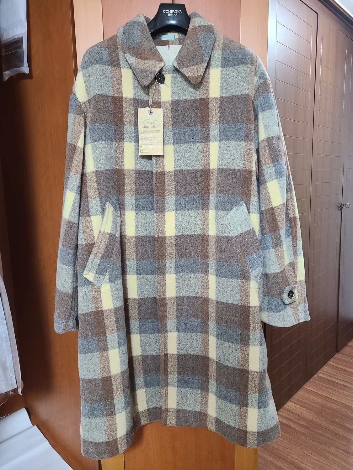 [새상품] HGS 울 코트 COATOR-B M사이즈 상품이미지5