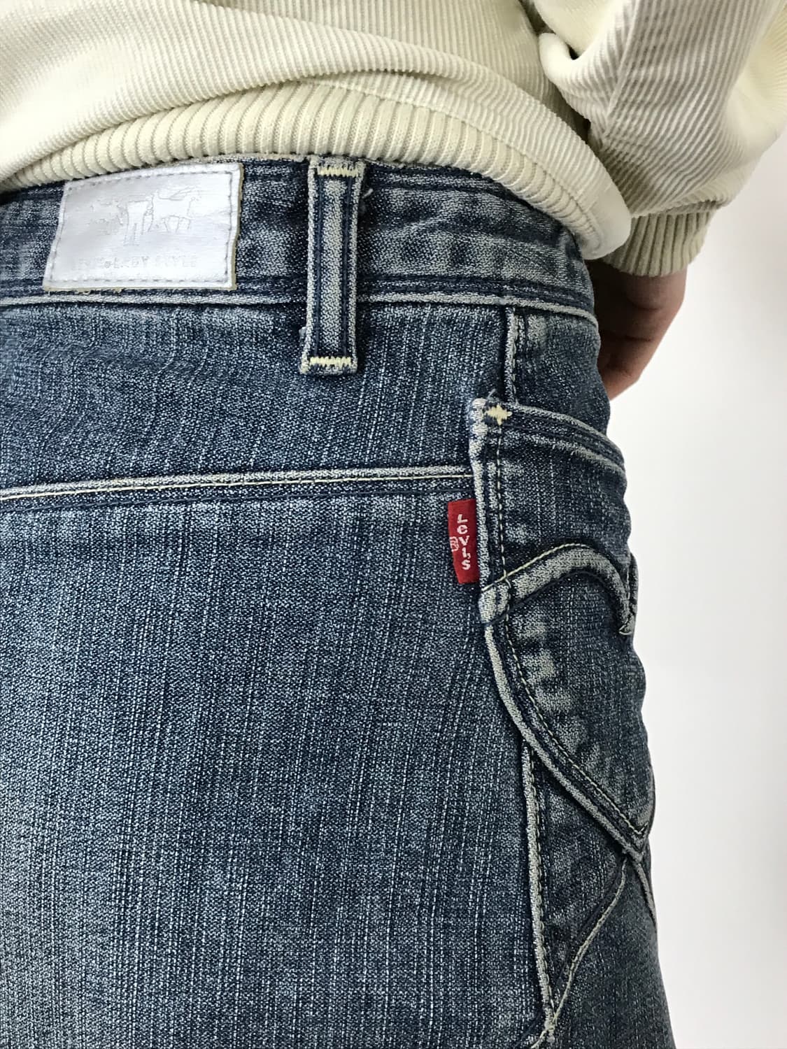'Levi's' Heart Pocket Denim Mini skirts 상품이미지4