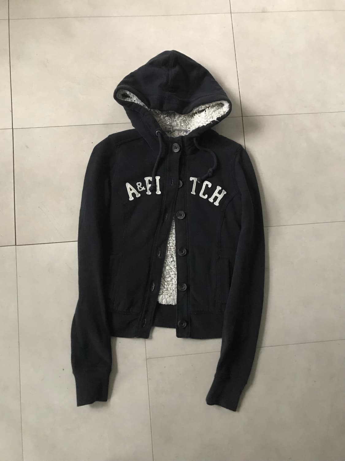 아베크롬비 네이비 버튼 후디 상품이미지7