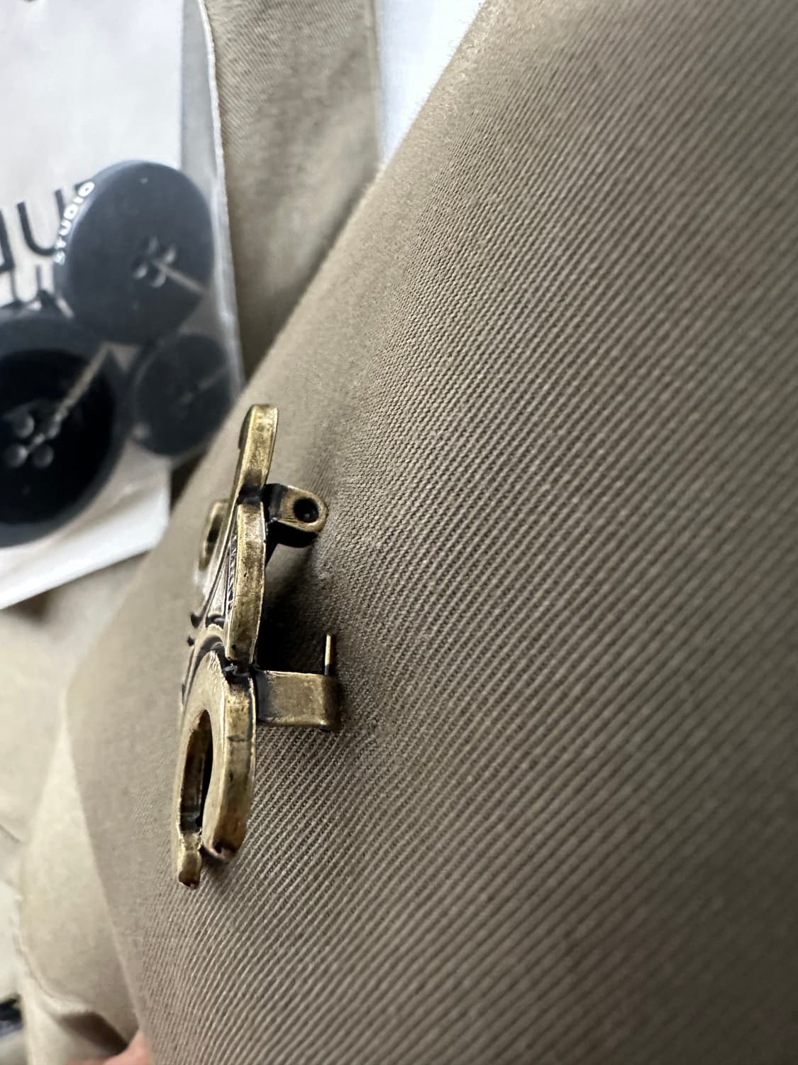 스튜디오 톰보이 롱 트렌치 코트 (택있음) 상품이미지5