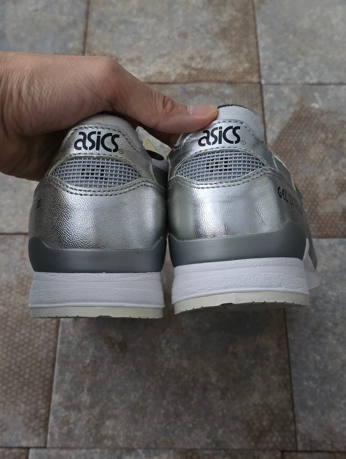 (270)아식스 젤 라이트 3 실버 상품이미지7