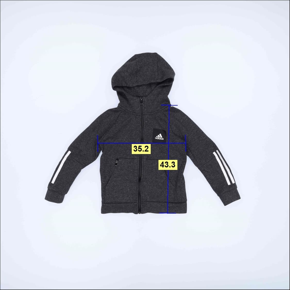 130 아디다스 키즈 후드 집업 0604J2 상품이미지6