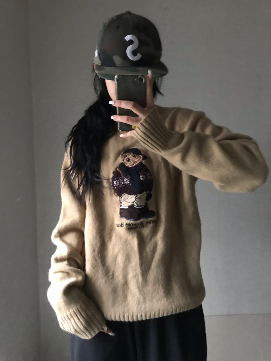 티니위니 베이지 베어 니트 상품이미지5