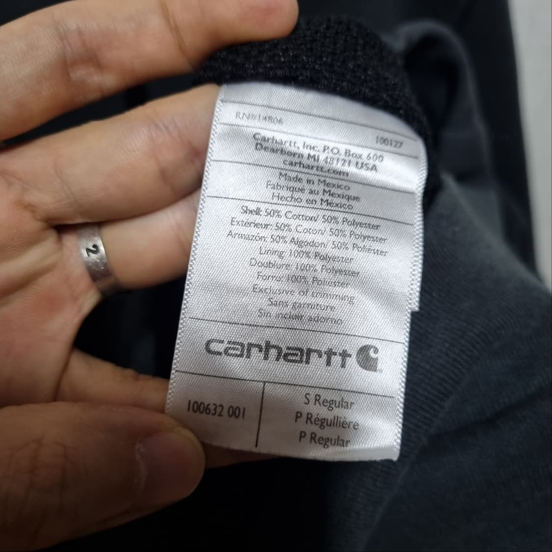 ( S ) 칼하트 써멀 레인디펜더 후드집업 상품이미지5