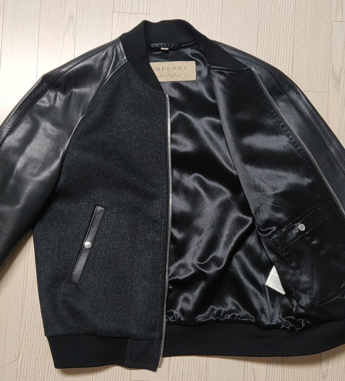 BURBERRY 가죽 울 자켓 상품이미지2