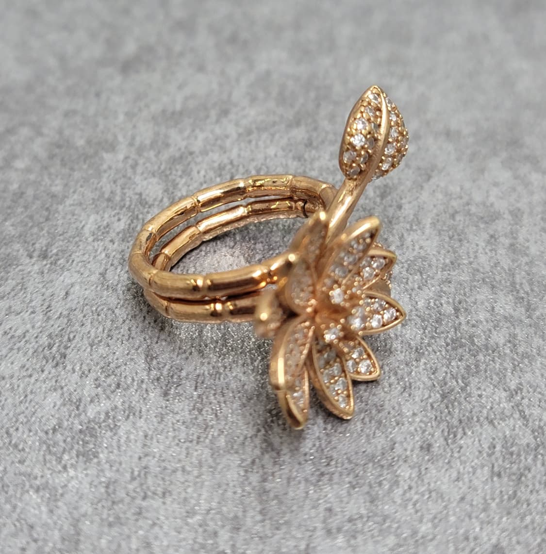 pave flower ring 상품이미지4
