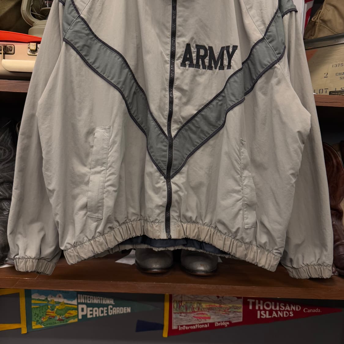 L/S 90s IPFU 1세대 US ARMY 오리지널 V 스카치 바람막이 상품이미지3