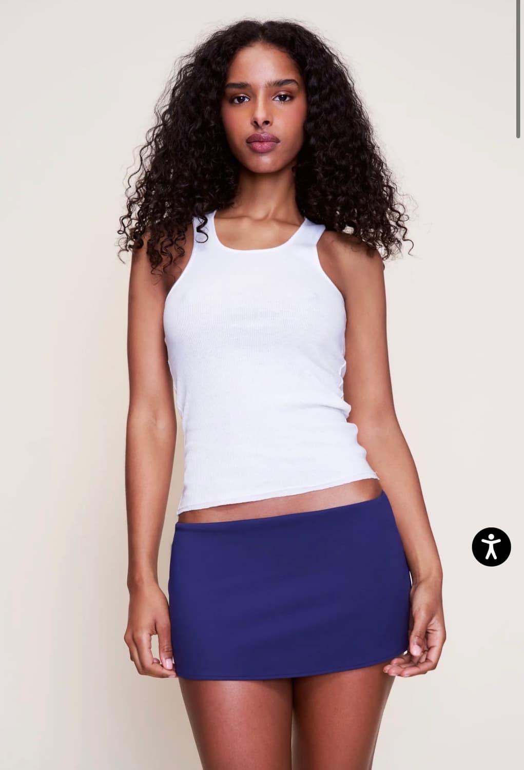 Guizio Micro Mini Stretch Skirt 상품이미지1