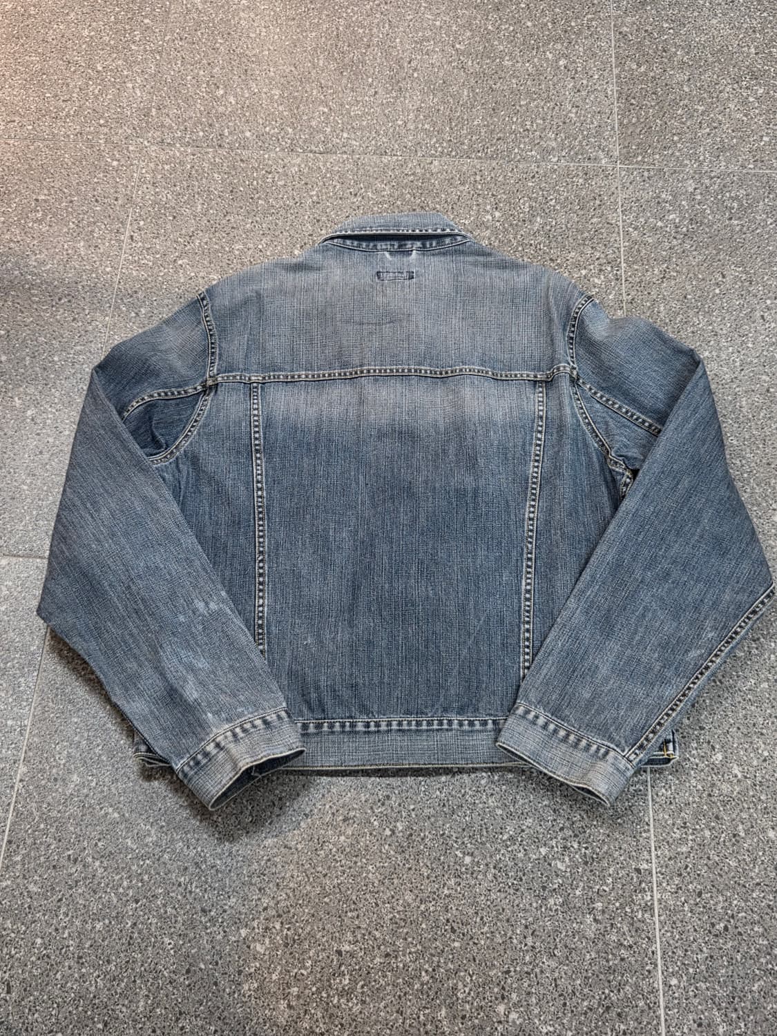 Vintage 빈티지 중청워싱 데님자켓 상품이미지4