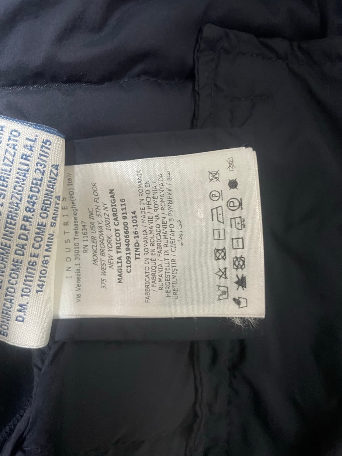 정품 몽클레어 니트패딩 M 상품이미지5