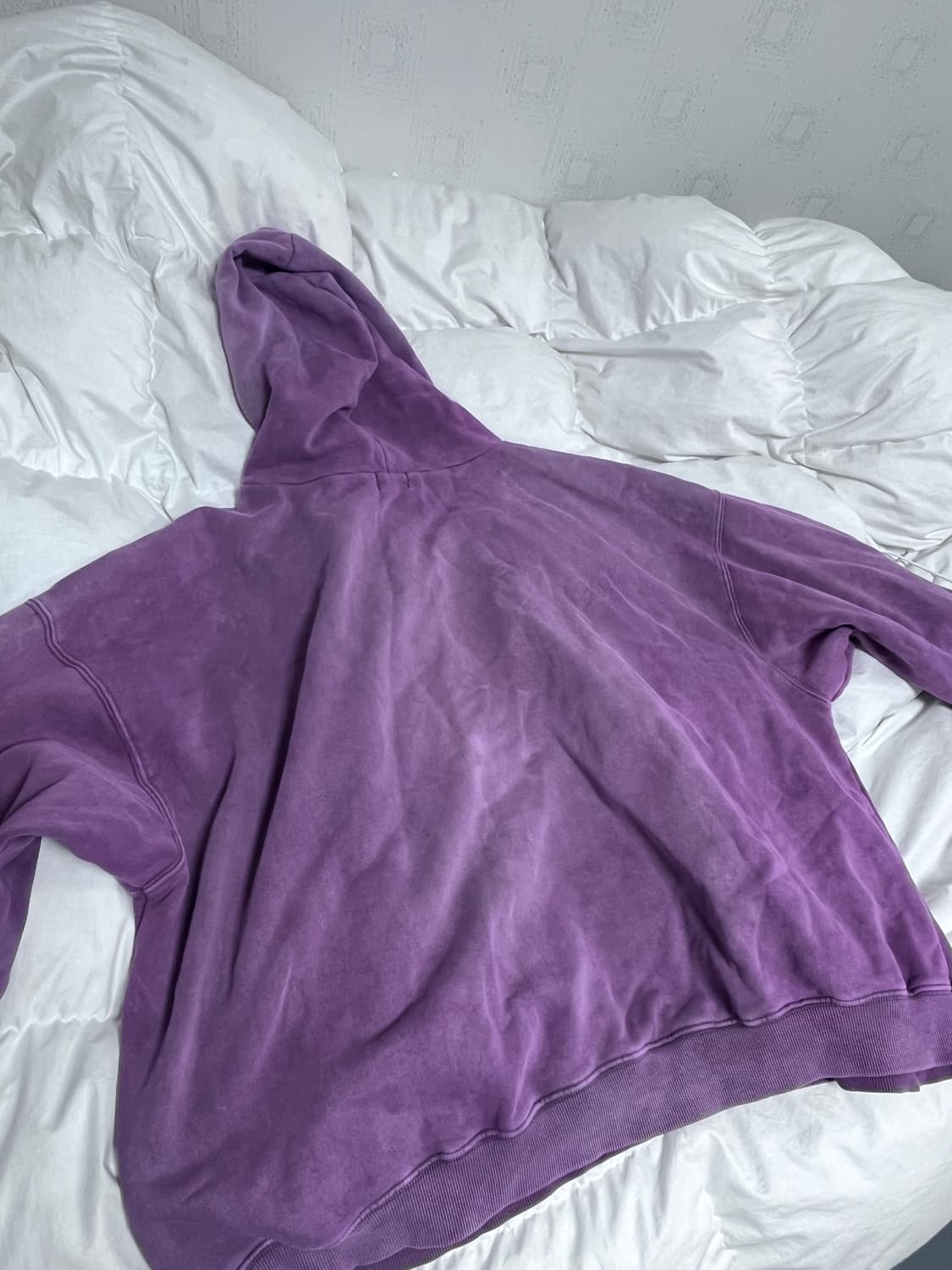 BEDFORD uneven sunfade hoodie 테스트팩 상품이미지4