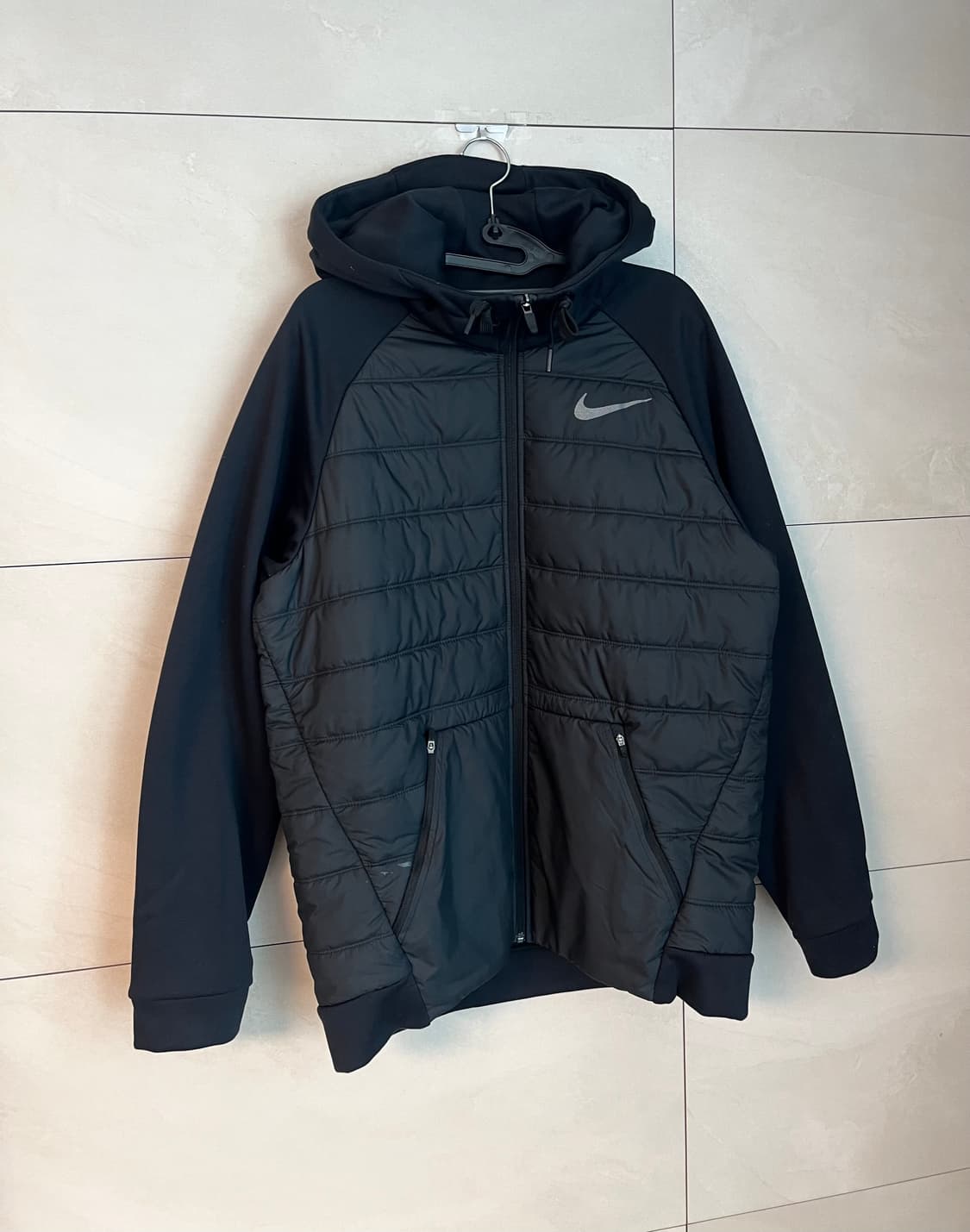 [XL] 나이키 스우시 에어 경량 후드집업 블랙 상품이미지2