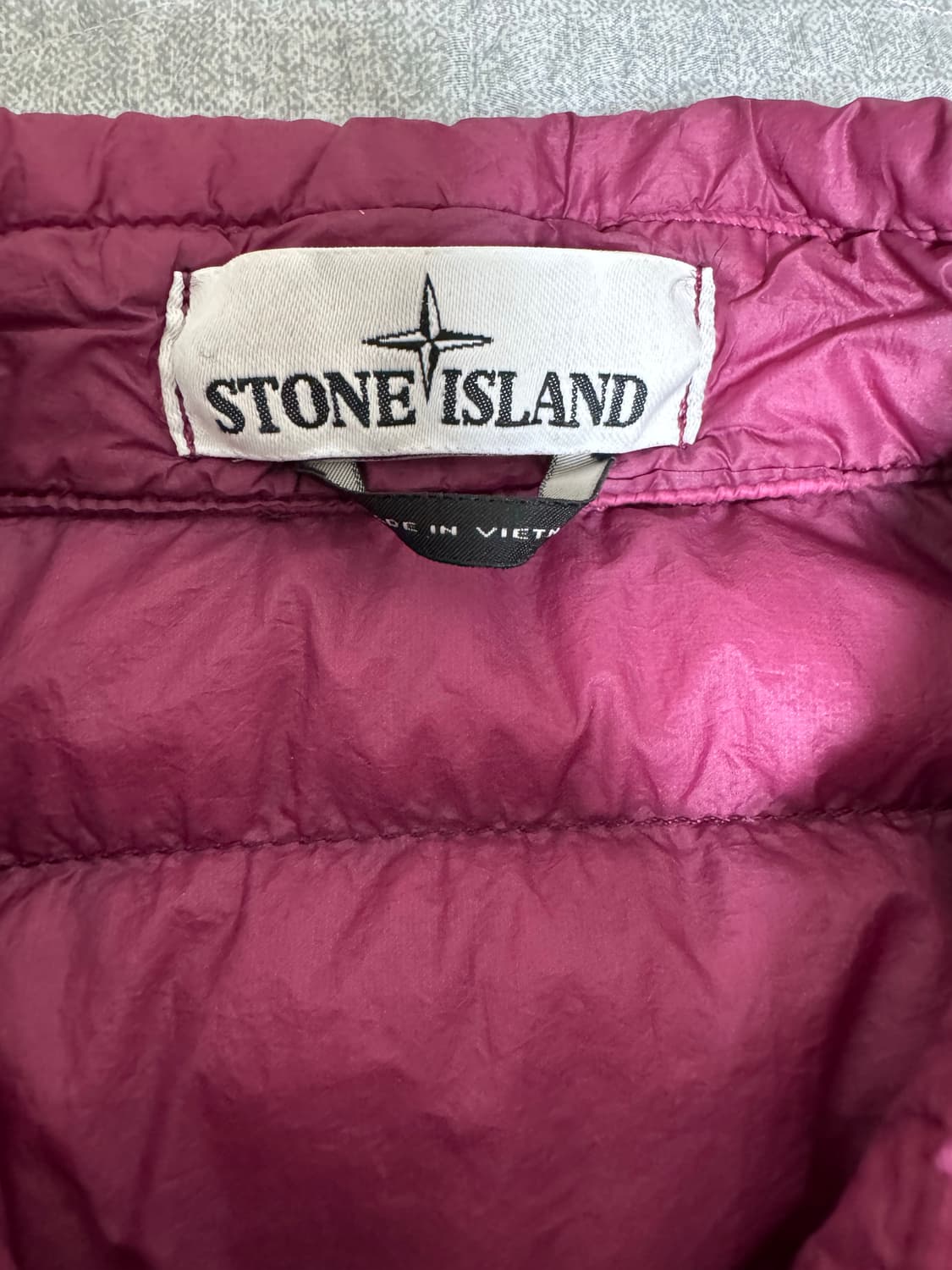 스톤아일랜드 마이크로얀 경량다운패딩 XL(핑크)(새상품)(크링클랩스X) 상품이미지6
