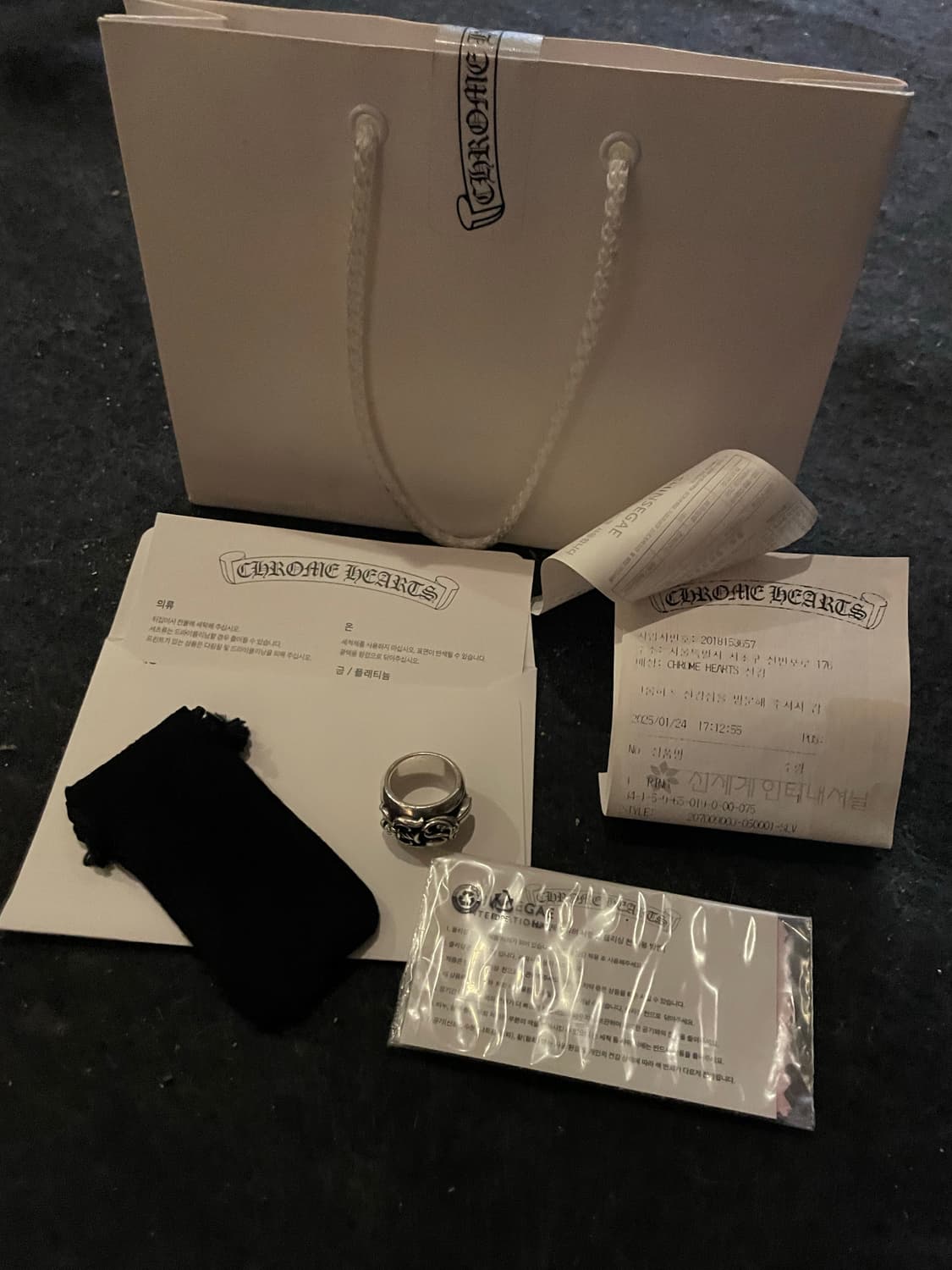 크롬하츠 하트 대거링 us7.5 (15~16호) 사이즈 상품이미지1