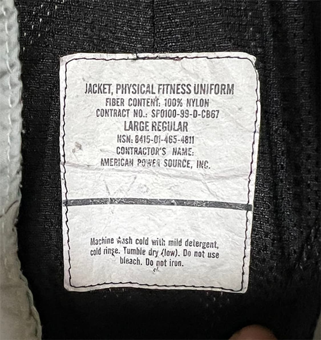 밀리터리 아미 IPFU 바람막이 춘추 L 100 상품이미지4