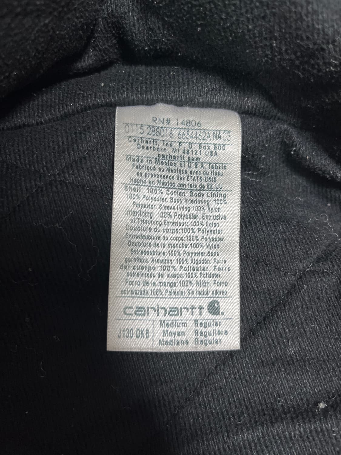 (M) 칼하트 J130 다크브라운 상품이미지4