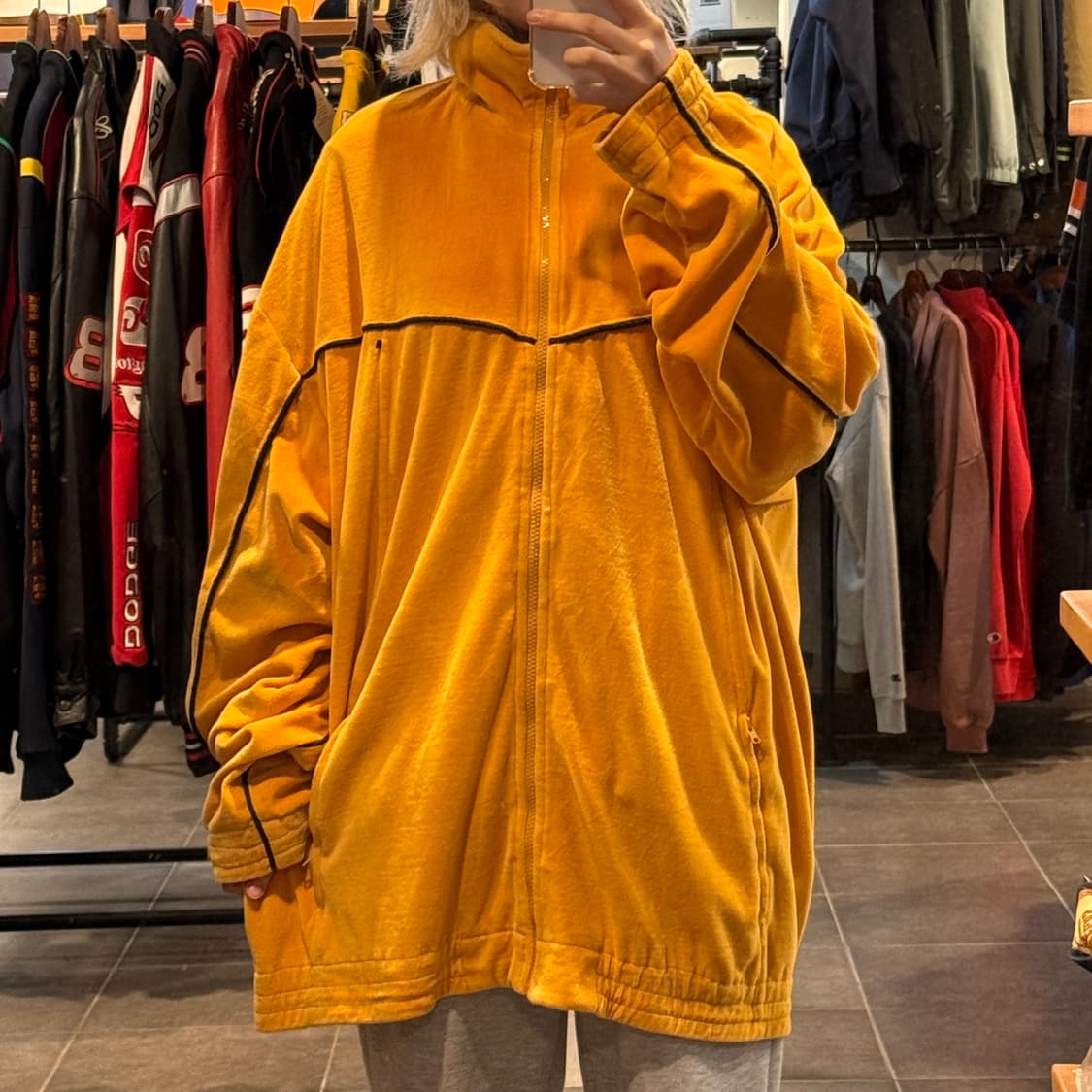 [NO.9]Barecode 벨벳 져지 상품이미지2