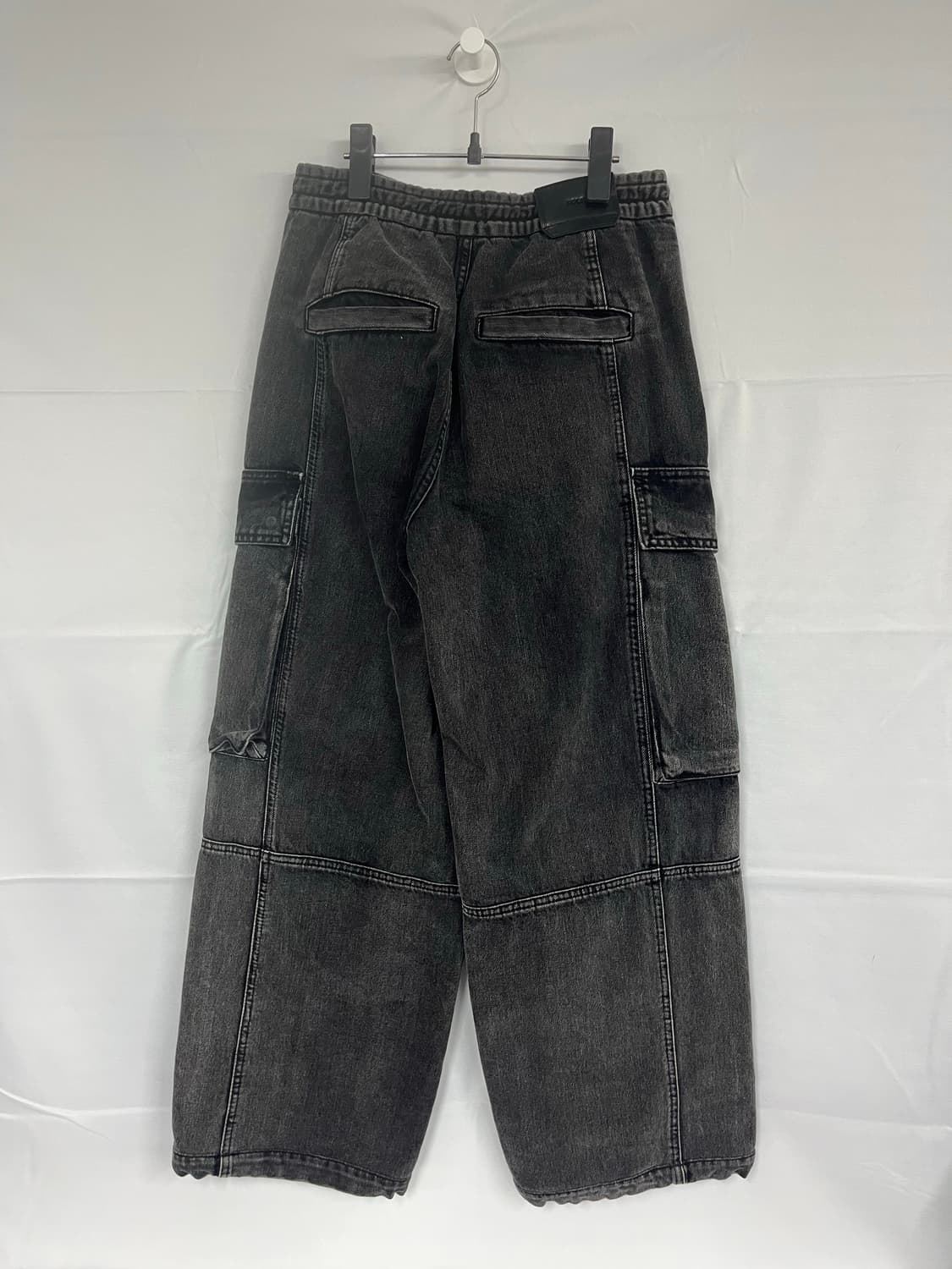 솔리드옴므 흑청 카고팬츠 상품이미지2