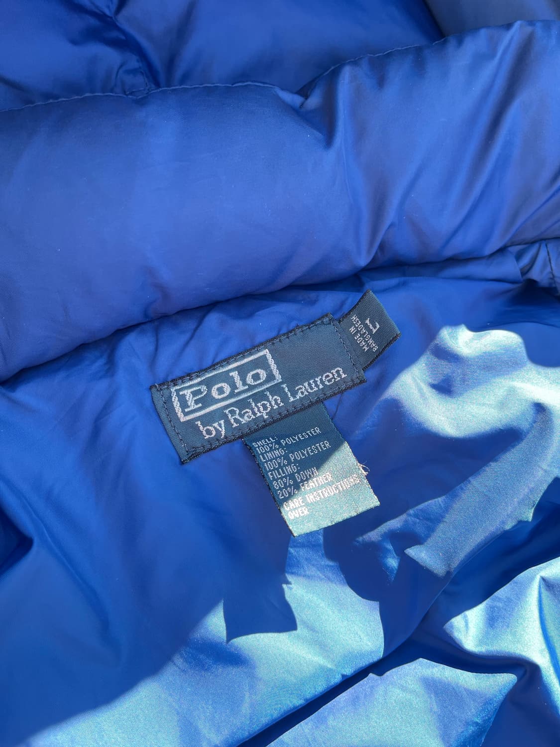 폴로 랄프로렌 덕다운 패딩 L 상품이미지5