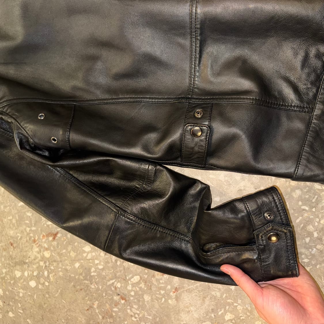 레이싱 양가죽 자켓 상품이미지3