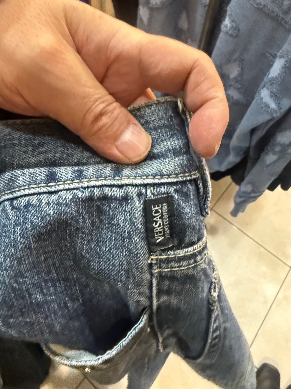 33 정품 베르사체 데님바지 팝니다 상품이미지7