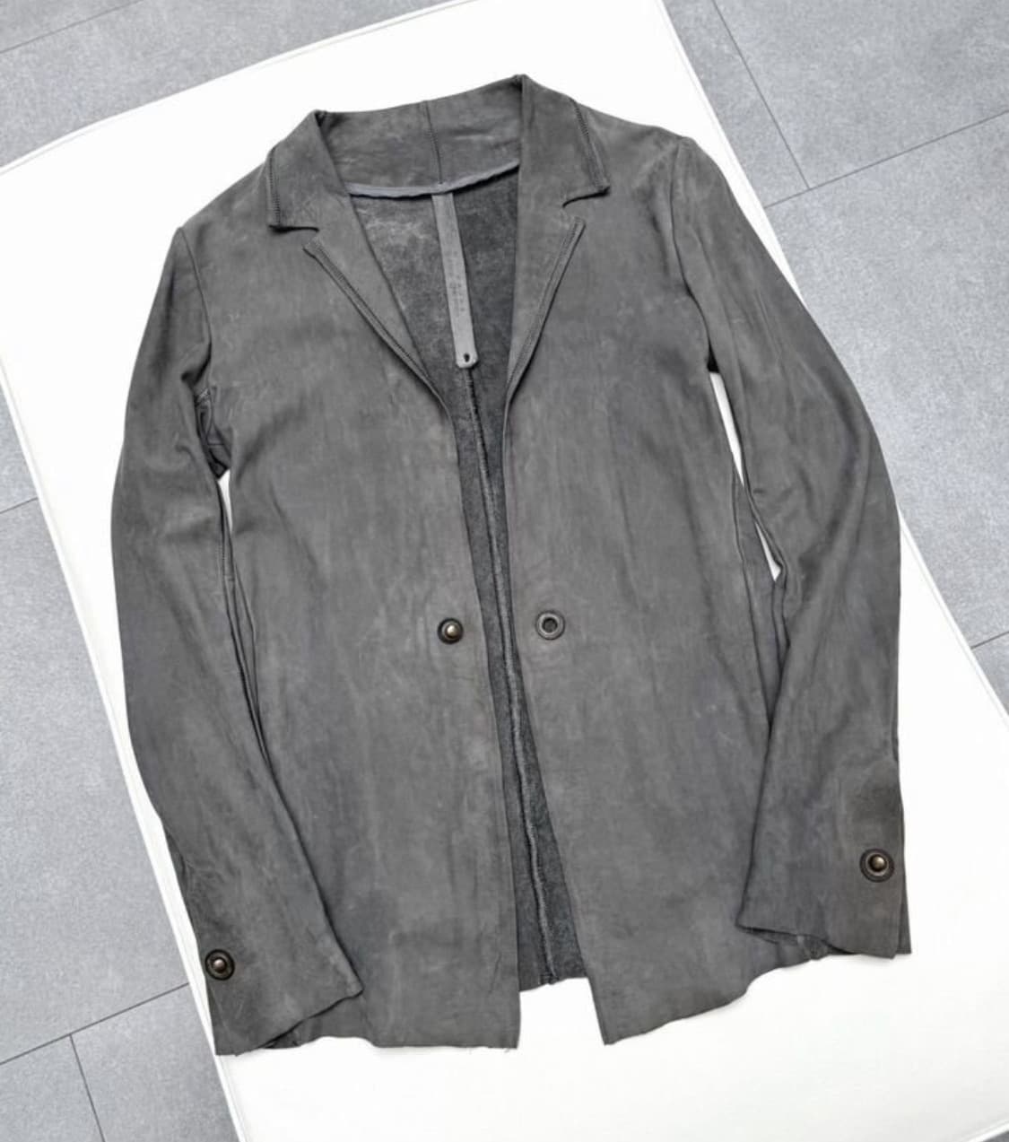 ISAAC SELLAM 아이작 셀럼 싱글재킷(레더-칼프 스킨)해외발송 상품이미지2