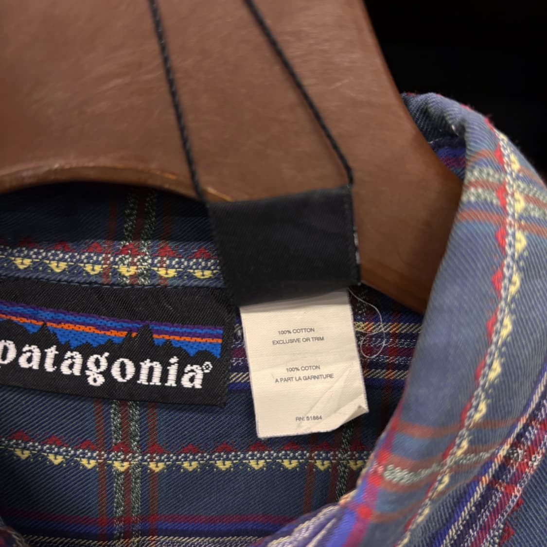90s 파타고니아 노스노우 레어라벨 섀도우 체크 자카드 워크셔츠 N743 상품이미지7