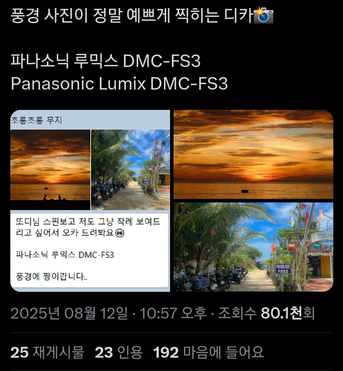 파나소닉 루믹스 FS3 빈티지 디카 핑크 상품이미지7