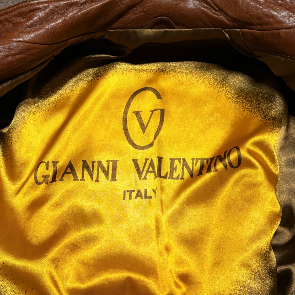 발렌티노 90s 램스킨 봄버 자켓 L 양가죽 상품이미지7