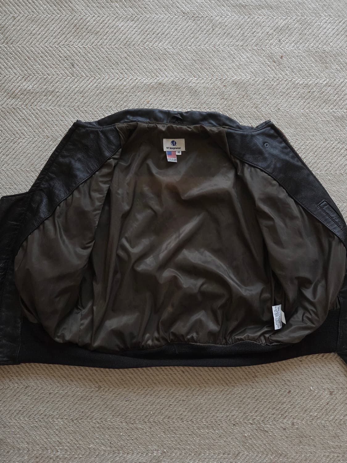 00s OG US 보더 패트롤 레더 듀티 자켓 상품이미지7