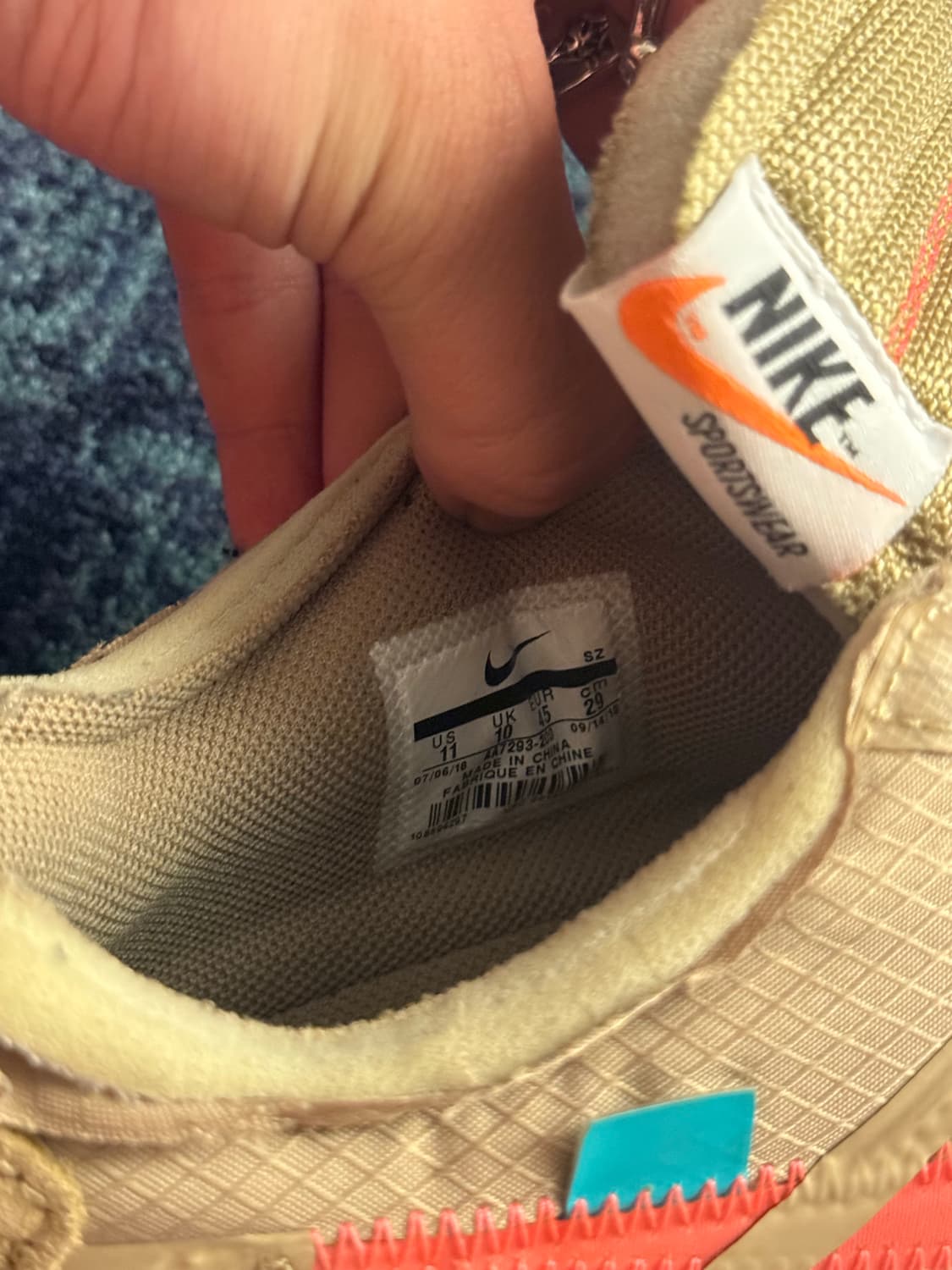 나이키 오프화이트 에어맥스 90 데저트오어 290 상품이미지7