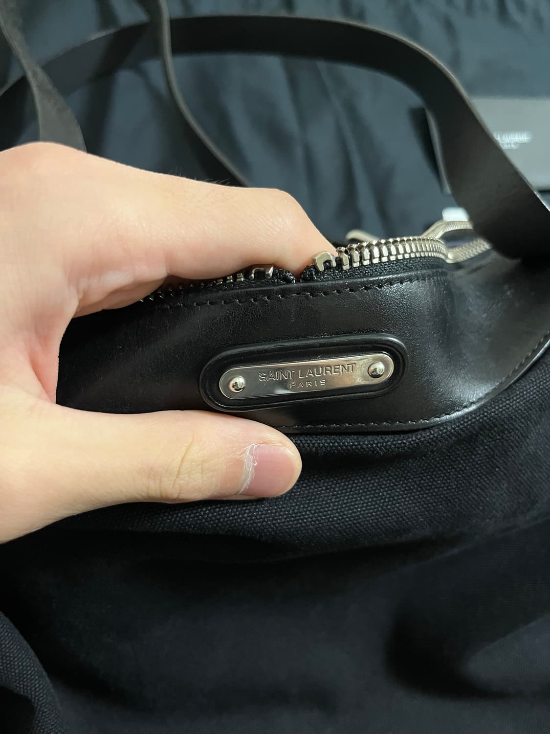 생로랑 파리 ID convertable bag canvas black 상품이미지6